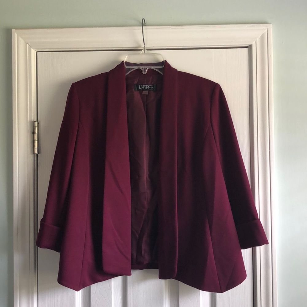 Kasper 3/4 sleeve blazer